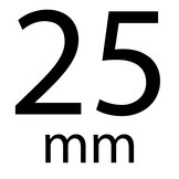 Klikgespen 25 mm