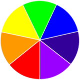 Al het band op kleur