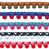 2-kleurig bolletjesband