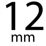 Drukkers 12 mm
