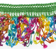 Elastisch franjeband