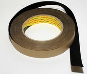 Zelfklevende afwerkingstape (grosgrainband) voor diadeems zwart (1 meter)