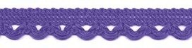 Sierband met lus-/schulprandje paars 12 mm (ca. 32 meter)