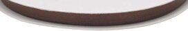 Bruin dubbelzijdig satijnband 7 mm (ca. 30 m)