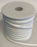 Spaghetti-koord elastisch wit 5 mm (ca. 50 m)