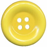 Grote knoop zacht geel 50 mm (10 stuks)