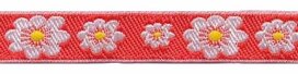 Rood bloemband 12 mm (ca. 22 m)