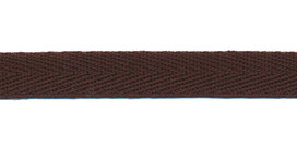 Donker bruin [#43] keperband 10 mm (ca. 32 m)