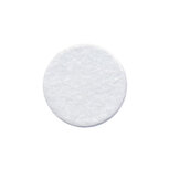 Vilten schijfje wit ca. 25 mm (ca. 100 stuks)