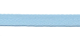 Licht blauw [#11] keperband 10 mm (ca. 32 m)