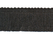 Franjeband zwart ca. 30 mm (ca. 16 meter)