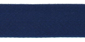 Donker blauw [#25] keperband 25 mm (ca. 16 m)
