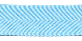 Licht blauw [#11] keperband 25 mm (ca. 16 m)