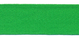 Grasgroen [#19] keperband 25 mm (ca. 16 m)
