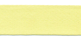 Zacht geel [#02] keperband 25 mm (ca. 16 m)