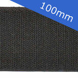 Klittenband 100 mm HAAK zwart (rol van ca. 25 m)