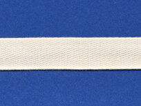 Katoenen keperband ecru 15 mm (ca. 50 m)
