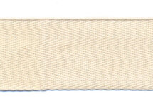 Ecru KATOENEN keperband 30 mm (ca. 50 m)
