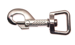 Metalen musketonhaak 75x20 mm (1 stuk)