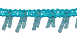 Band met suedine petrol-groengrijs 17 mm (ca. 16 meter)