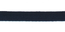 Diep donker blauw [#126] keperband 10 mm (ca. 32 m)