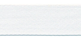 Gebroken wit [#90] keperband 25 mm (ca. 16 m)