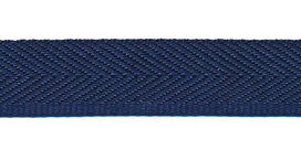 Broekstootband donker blauw 16 mm (ca. 50 m)
