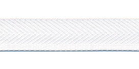 Broekstootband wit 16 mm (ca. 50 m)