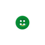 Knoop met 4 gaten groen 10 mm (ca. 100 stuks)