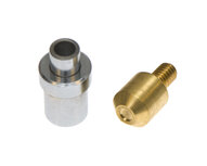 Magnetische stempelset voor 6 mm holnieten met dubbele kop t.b.v. handpers