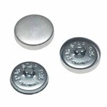 Stofknoop met oog 22 mm (ca. 100 stuks)