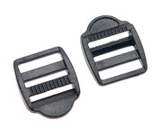 Laddergesp kunststof 15 mm - zwart (1 stuk)