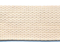 Tassenband 38 mm gebroken wit/creme COTTON-LOOK (ca. 45 m)