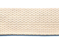 Tassenband 32 mm gebroken wit/creme COTTON-LOOK (ca. 45 m)