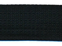 Tassenband 38 mm zwart COTTON-LOOK (ca. 45 m)