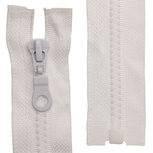 Deelbare bloktand rits maat 5 wit (#501) 75 cm (1 stuk)