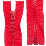 Deelbare bloktand rits maat 5 rood (#171) 70 cm (1 stuk)