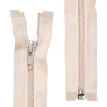 Deelbare nylon rits 5 mm creme (#031) 80 cm (1 stuk)
