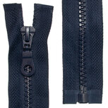 Deelbare bloktand rits maat 5 donker blauw (#058) 80 cm (1 stuk)