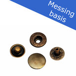 MESSING Drukker bronskleurig 12 mm, type VT5 (ca. 25 stuks)