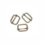 Metalen schuifgesp zilverkleurig 13 mm (10 stuks)