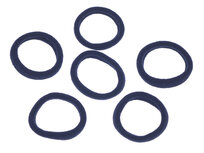 Haarelastiek endless donker blauw 4 cm (ca. 100 stuks)