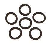 Haarelastiek endless zwart 3 cm (ca. 100 stuks)