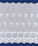 Broderie wit KATOEN 175 mm #62887 (ca. 13,5 m)