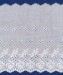 Broderie wit KATOEN 175 mm #62890 (ca. 13,5 m)