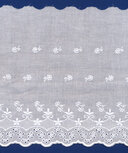 Broderie wit KATOEN 175 mm #62892 (ca. 13,5 m)