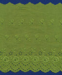 Broderie groen KATOEN 175 mm #62883 (ca. 13,5 m)