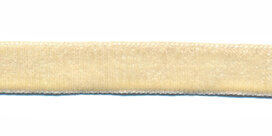 Creme fluweelband 13 mm (ca. 32 m)