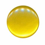 Knoop glans geel 25 mm (ca. 25 stuks)