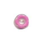 Bloemknoop met opstaande rand roze 11 mm (ca. 100 stuks)